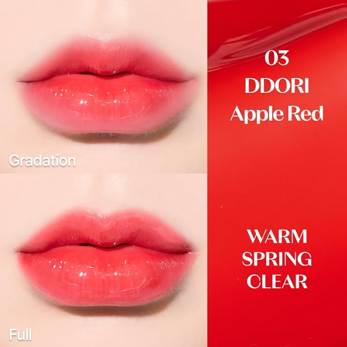 ETUDE Over Glowy Tint #3 DDORI Apple Red Glowy