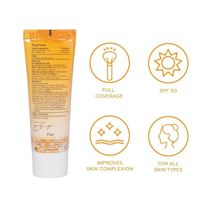pūrlisse Youth Glow Vitamin C CC Cream SPF Light Medium 1.4oz