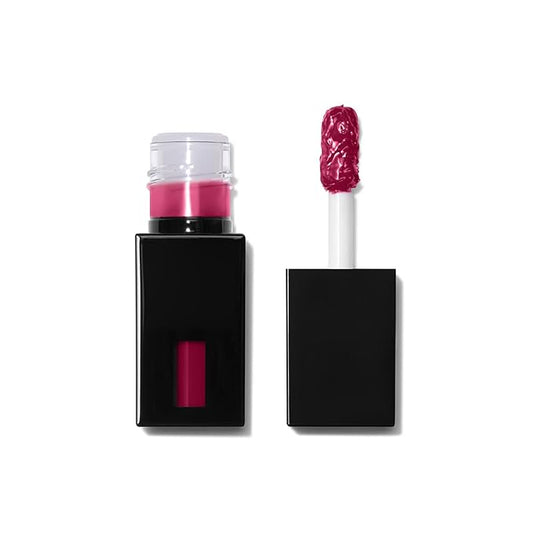 e.l.f. Glossy Lip Stain, Long-Lasting, Lightweight Lip Stain For A Sheer Pop Of Color & Subtle Gloss Finish, Vegan & Cruelty-Free, Fiery Red