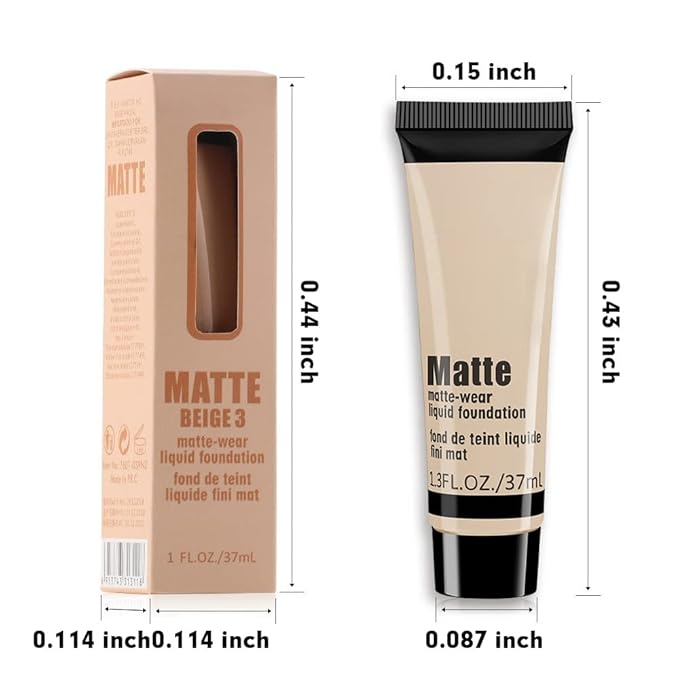 1 Pack Liquid Foundation Cream for Face Makeup,Durable