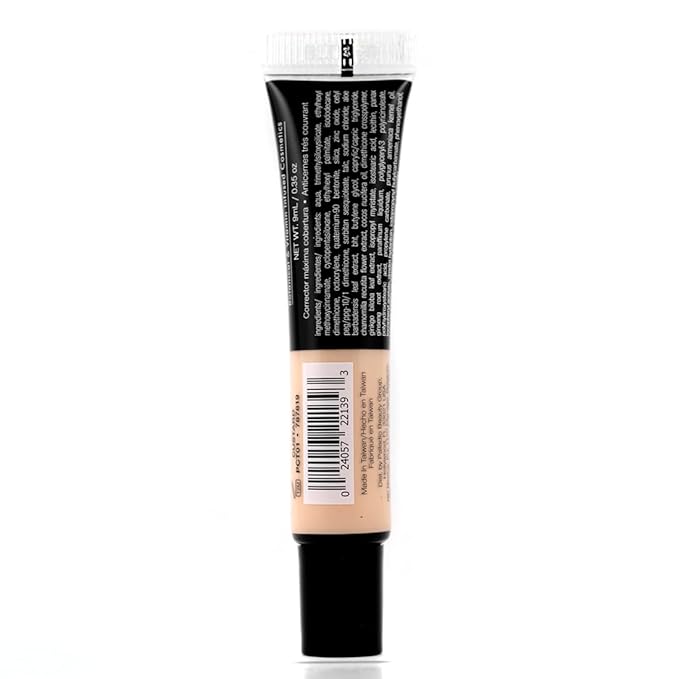 Palladio Full Coverage Concealer, Under Eyes Disguise, Creamy Brush, Custard