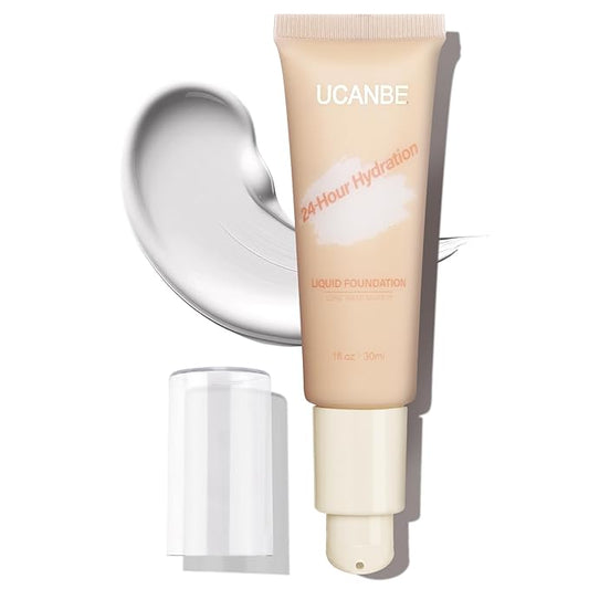 UCANBE White Liquid Foundation Makeup, Medium to Full fl. oz.