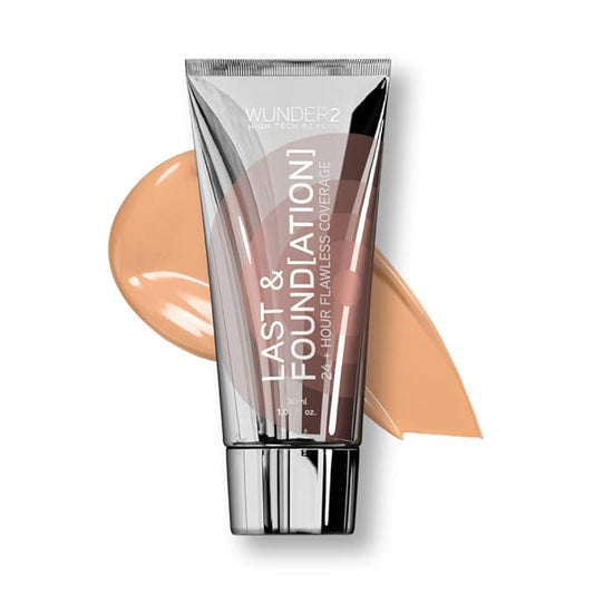 WUNDERBROW Full Coverage Foundation, Last & Found[ation] – Waterproof, Nude