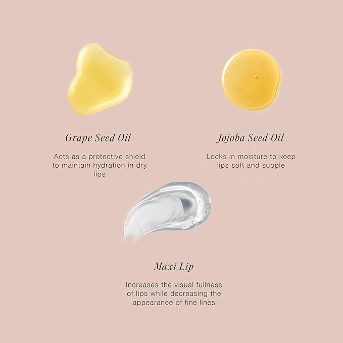 Jouer Essential Vegan Lip Enhancer - Plumping Lip Gloss - Enhancing Lip Conditioner - Moisturize, Plump, & Nourishing Lip Care - Jojoba Seed Oil & Maxi Lip Formula for Moisturizing & Fullness, Vanilla