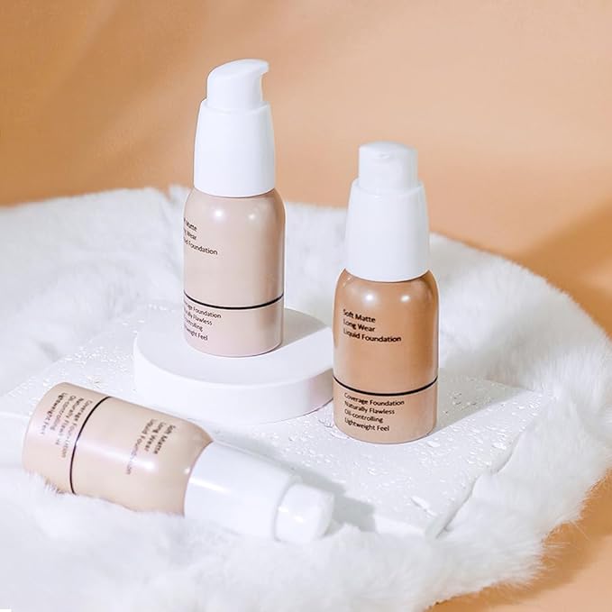 Matte Liquid Full Coverage Foundation, Flawless Soft Matte of 1)