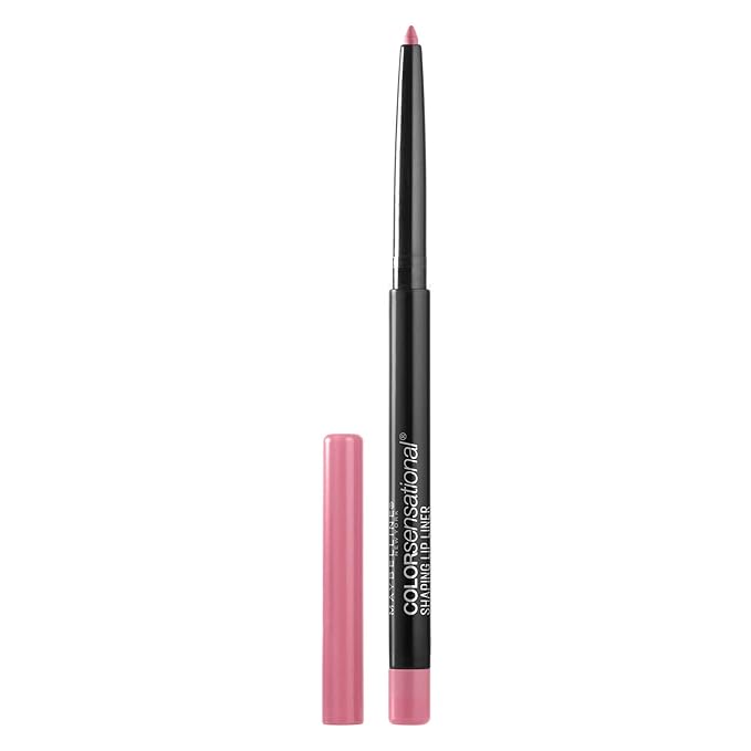 Maybelline Color Sensational Shaping Lip Liner with Self-Sharpening Tip, Palest Pink, Pale Pink, 1 Count
