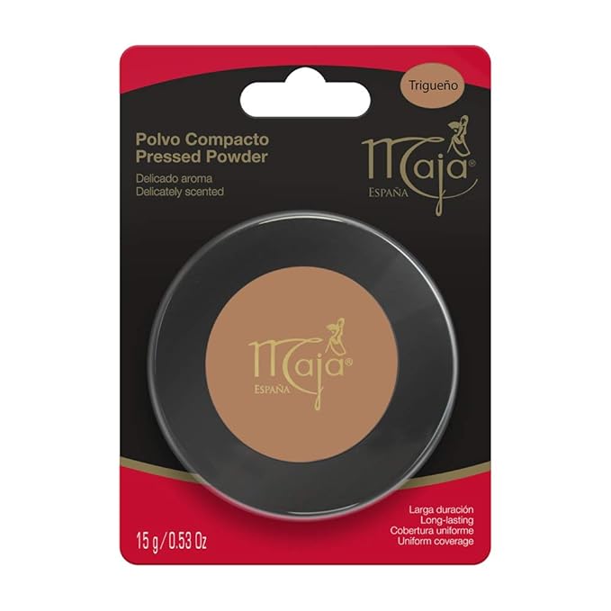Trigueno Maja Pressed Powder| Delicately Scented Pressed Powder,