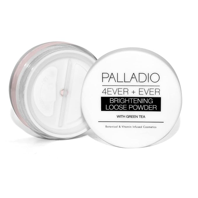 Palladio 4 Ever+Ever Mattifying Loose Setting Powder, Brighten