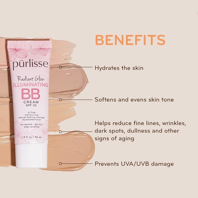 pūrlisse Radiant Glow Illuminating BB Cream Spf30 (Fair) Oz (Light)