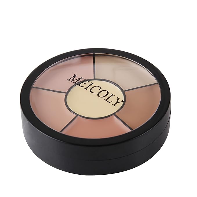 MEICOLY 6 Shades High Coverage Concealer,Tattoo Cover Palette,Cover
