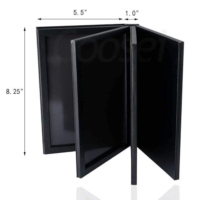 3-Layer Book Shaped Magnetic Eyeshadow Palette Large Empty