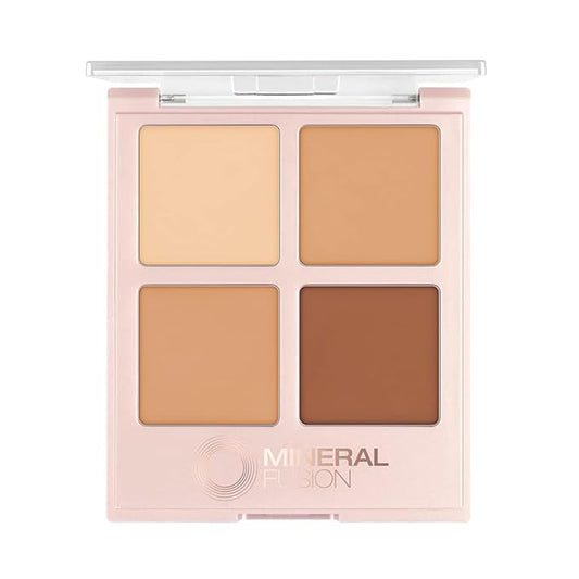 Mineral Fusion Concealer Palette, Warm to Deep, Decadence,