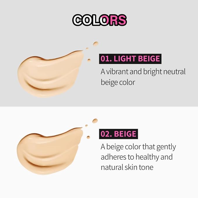 Mesh Tight Up Cushion (02-Refil), Korean makeup foundation, Lasting foundation