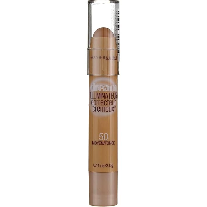 Maybelline New York Dream Brightening Creamy Concealer, Medium/Deep, 0.11 oz