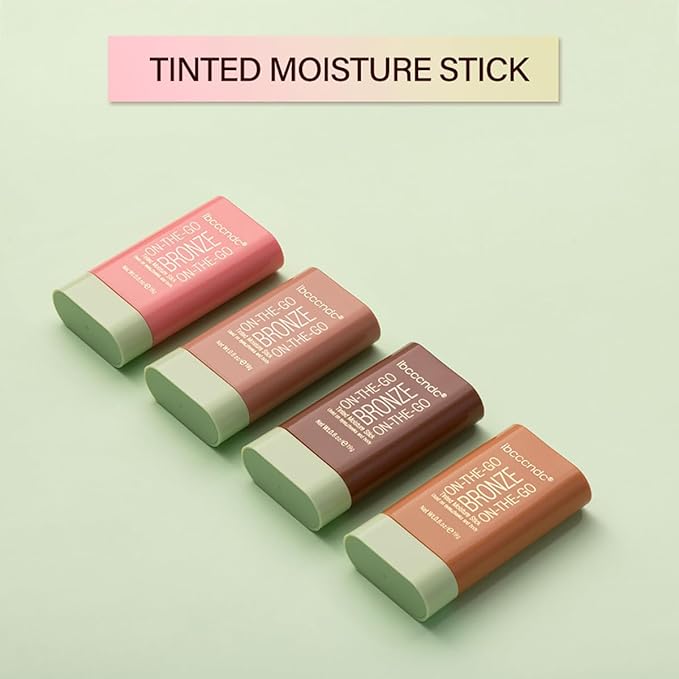 Multi-Use Makeup Blush Stick, Tinted Solid Moisturizer On-the-Go Beach Glow)
