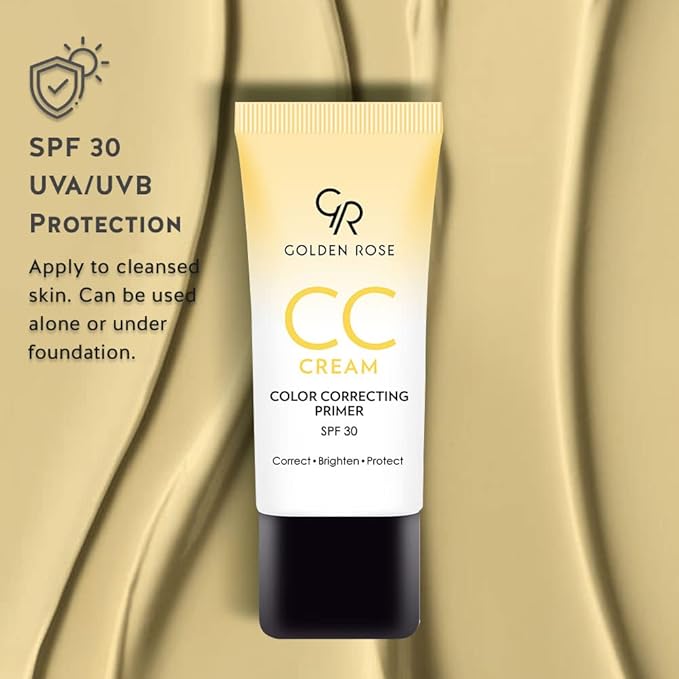 Golden Rose Makeup CC Cream Color Correcting Primer - (Yellow)