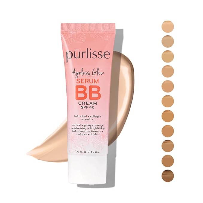 purlisse Ageless Glow Serum BB Cream SPF 40 | Light 1.4oz