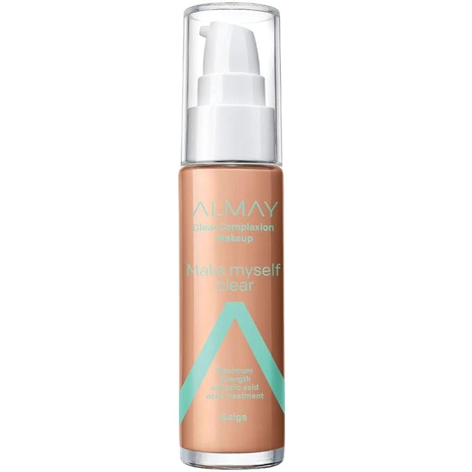 Almay Clear Complexion Makeup, Matte Finish Liquid Foundation Beige, 1. 0 oz