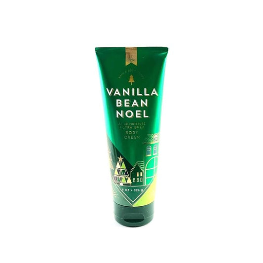 Bath & Body Works Vanilla Bean Noel Ultra Shea Body Cream, 8 Ounce, Multicoloured
