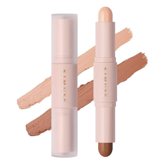 KIMUSE 2Color Dual Cream Contour Stick, Highlight & Face Makeup