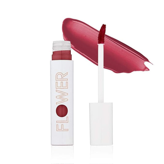 FLOWER BEAUTY Bitten Lip Stain | Vivid Long Lasting Water-based Lips Tint | High Color Moisture Marker | Make Up | (Tempt) (Pack of 3)