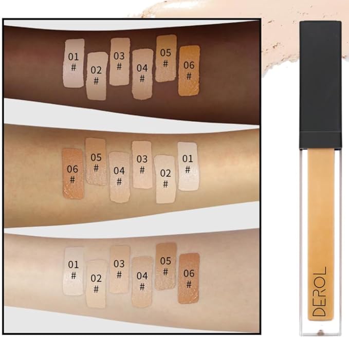Liquid Concealer Makeup - Natural Coverage & Highly 6. (02) 5ml