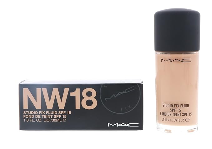 M.A.C Studio Fix Fluid Foundation SPF15 NW18, 1 1 Ounce