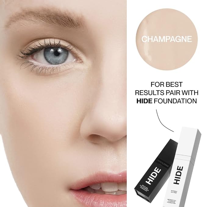 HIDE Liquid Concealer, Medium to Full Coverage Concealer fl oz