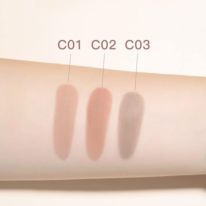 Powder Contour Palette, Matte Finish, Brown Color Family,