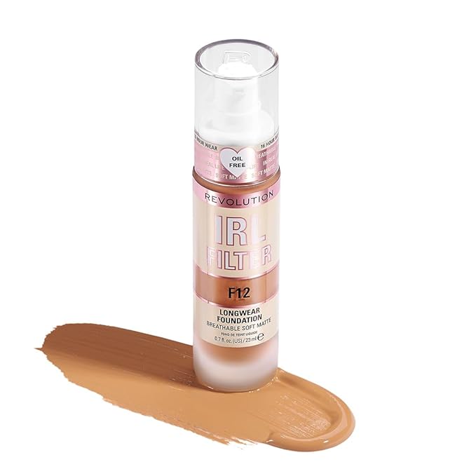 Revolution Beauty, IRL Filter Longwear Foundation, Soft &