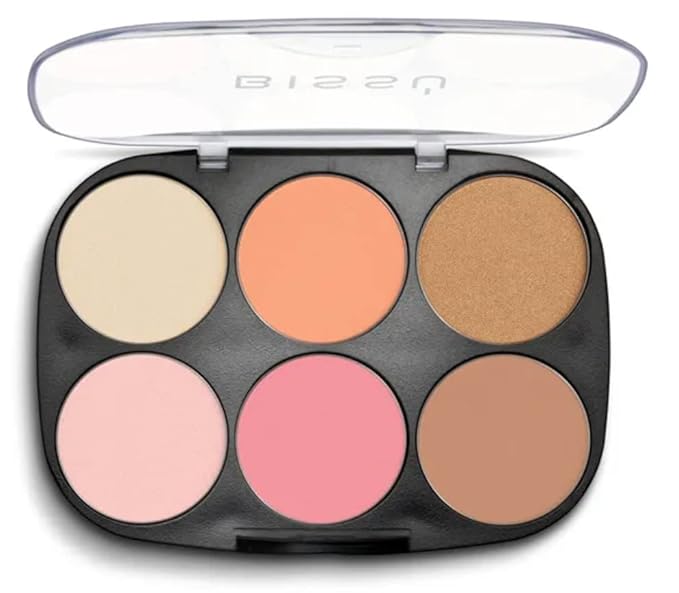 Bissú 6 colors Makeup Palette (4grms each color)
