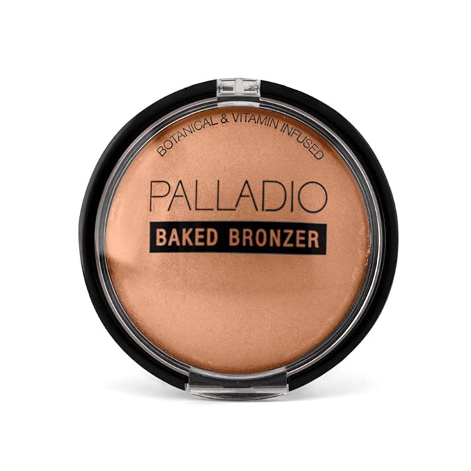 Palladio Baked Bronzer, Highly Pigmented and Easy to