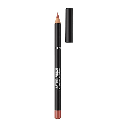 Rimmel Lasting Finish 8HR Soft Lip Liner Pencil - Vibrant, Blendable Formula to Lock Lipstick in Place for 8 Hours - 110 Spice, .04oz