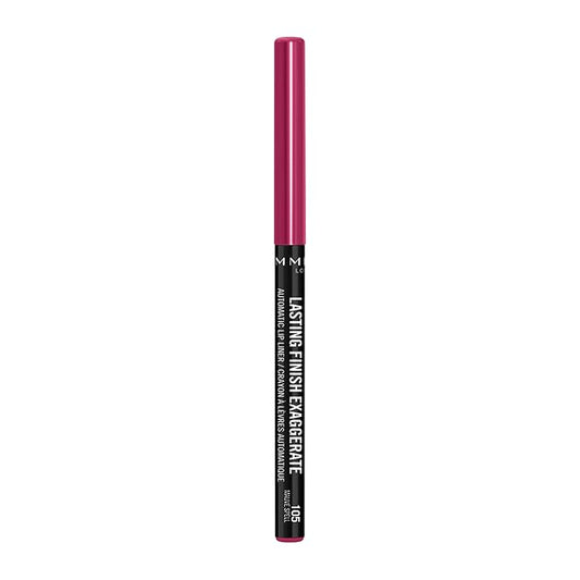 Rimmel Lasting Finish Exaggerate Automatic Lip Liner - Rich, Smooth Formula, Long Lasting - 105 Mauve Spell, .01oz