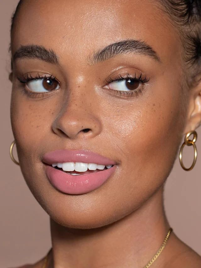 ILIA - Balmy Gloss Tinted Lip Oil | Non-Toxic, Cruelty-Free, Vegan, Hyaluronic Acid, Non-Sticky for Moisturizing + Plumping (Petals, 0.14 fl oz | 4.3 ml)