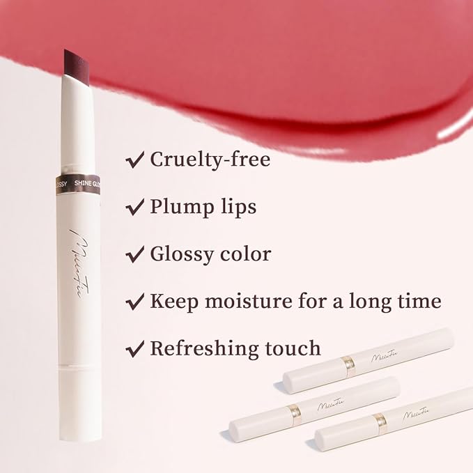 Glow Lips 04 Dusty Rose, Lip Plumper, Long Lasting, Moisture, Glow