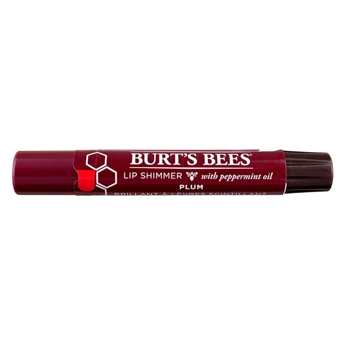 Burt's Bees Lip Shimmer Plum - 0.09 oz oz