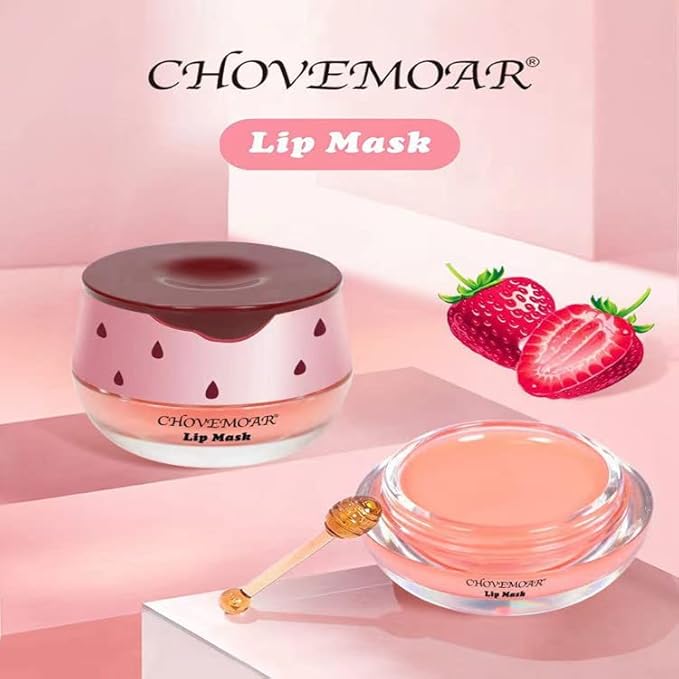 2PCS Honey Balm & Strawberry Lip Aging