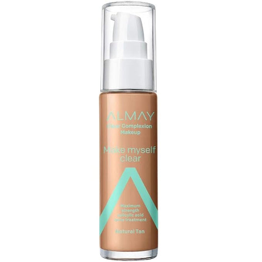 Almay Clear Complexion Makeup, Matte Finish Liquid Foundation Tan, 1. 0 oz