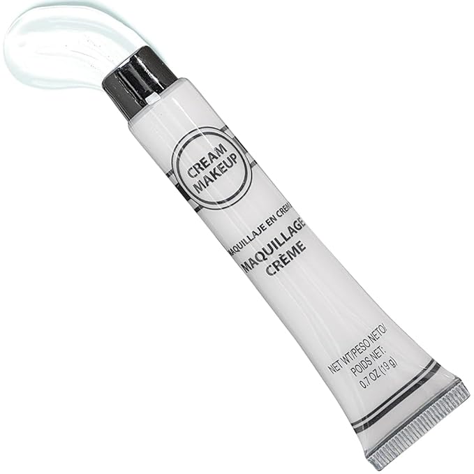 White Cream Makeup Costume Accessory - 0.7 Oz, 0.7 Oz