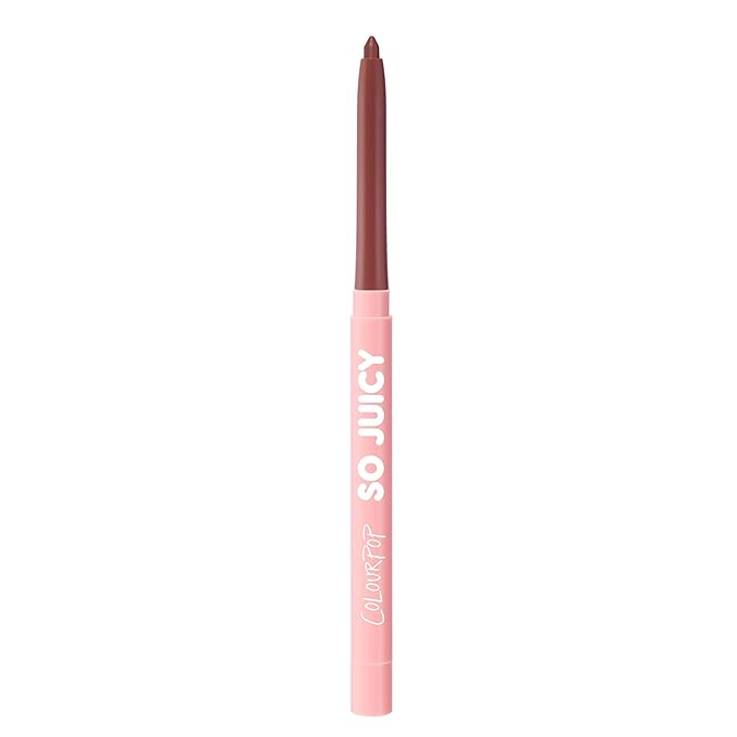 ColourPop So Juicy Plumping Lip Liner with Peptides - Long Lasting Lip Liner for Visibly Plumped & Shaped Lips - Enriched with Smoothing Ceramides & Peppermint - ETA (0.01 oz)