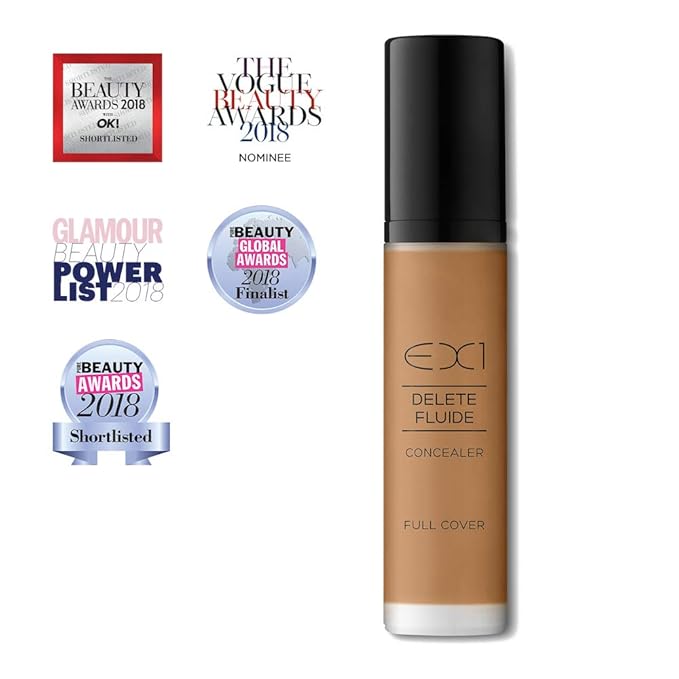 EX1 Cosmetics Delete Fluide Full Coverage Liquid Concealer Seamless Finish