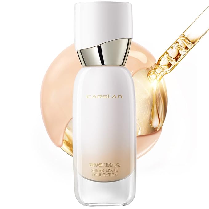 Sheer Liquid Foundation With Hydrating Serum, 24H Long-Lasting 1 FlOz