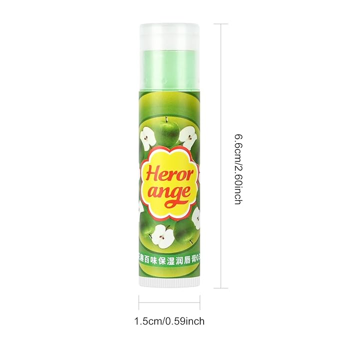 Flavored Lip Balm Set, 4 Scents-