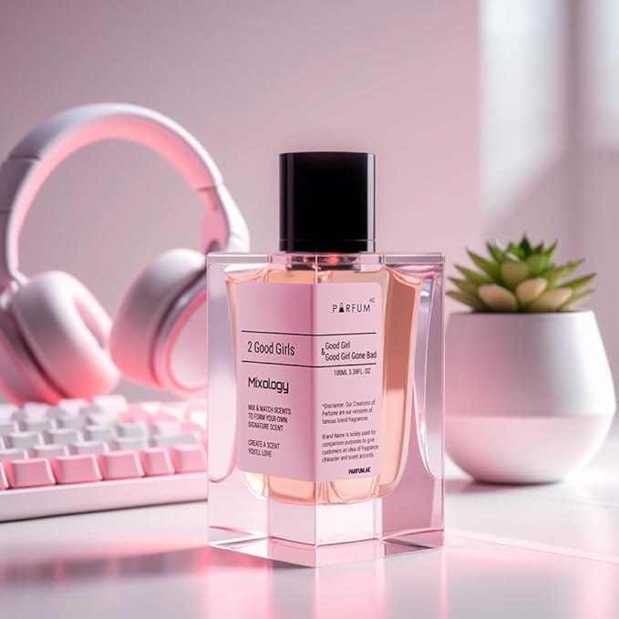 2 Good Girls Eau de Parfum – Mixture of Good Girl & Good Girl Gone Bad, Women Perfume 3.4 Fl Oz (100ml)