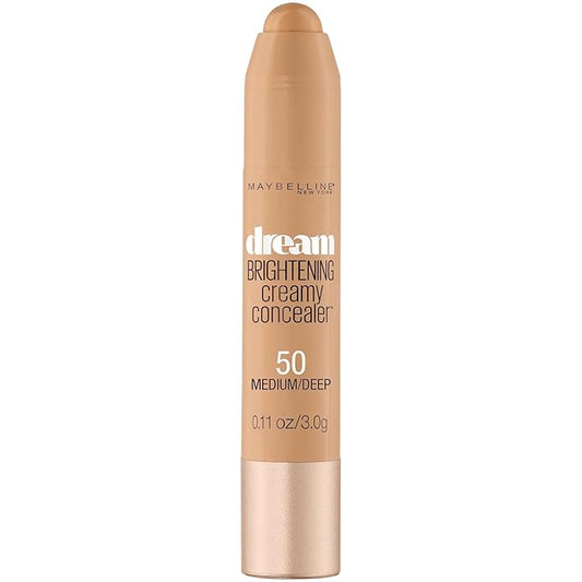 Maybelline New York Dream Brightening Creamy Concealer, Medium/Deep, 0.11 oz