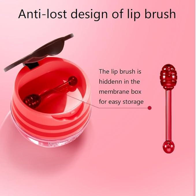 2 Pcs Lip Balm Honey Pot,