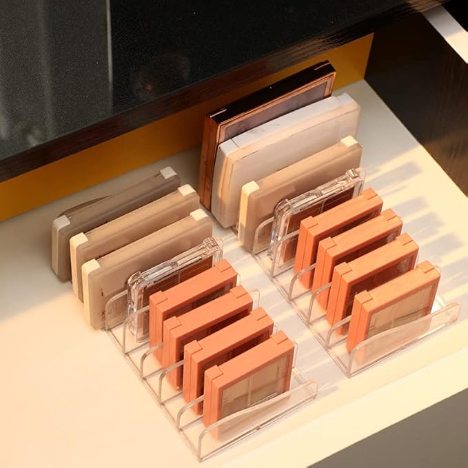 1 Piece 8-Section Acrylic Eyeshadow Organizer Cosmetic Makeup