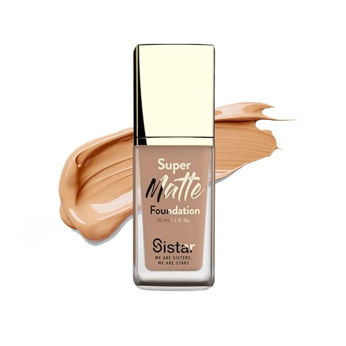 Sistar Super Matte Foundation Perfecting Liquid Foundation Full (Rose Beige) 30 mL