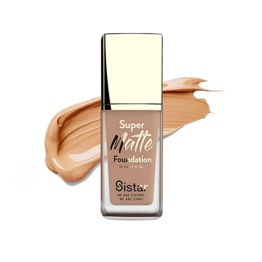 Sistar Super Matte Foundation Perfecting Liquid Foundation Full (Rose Beige) 30 mL